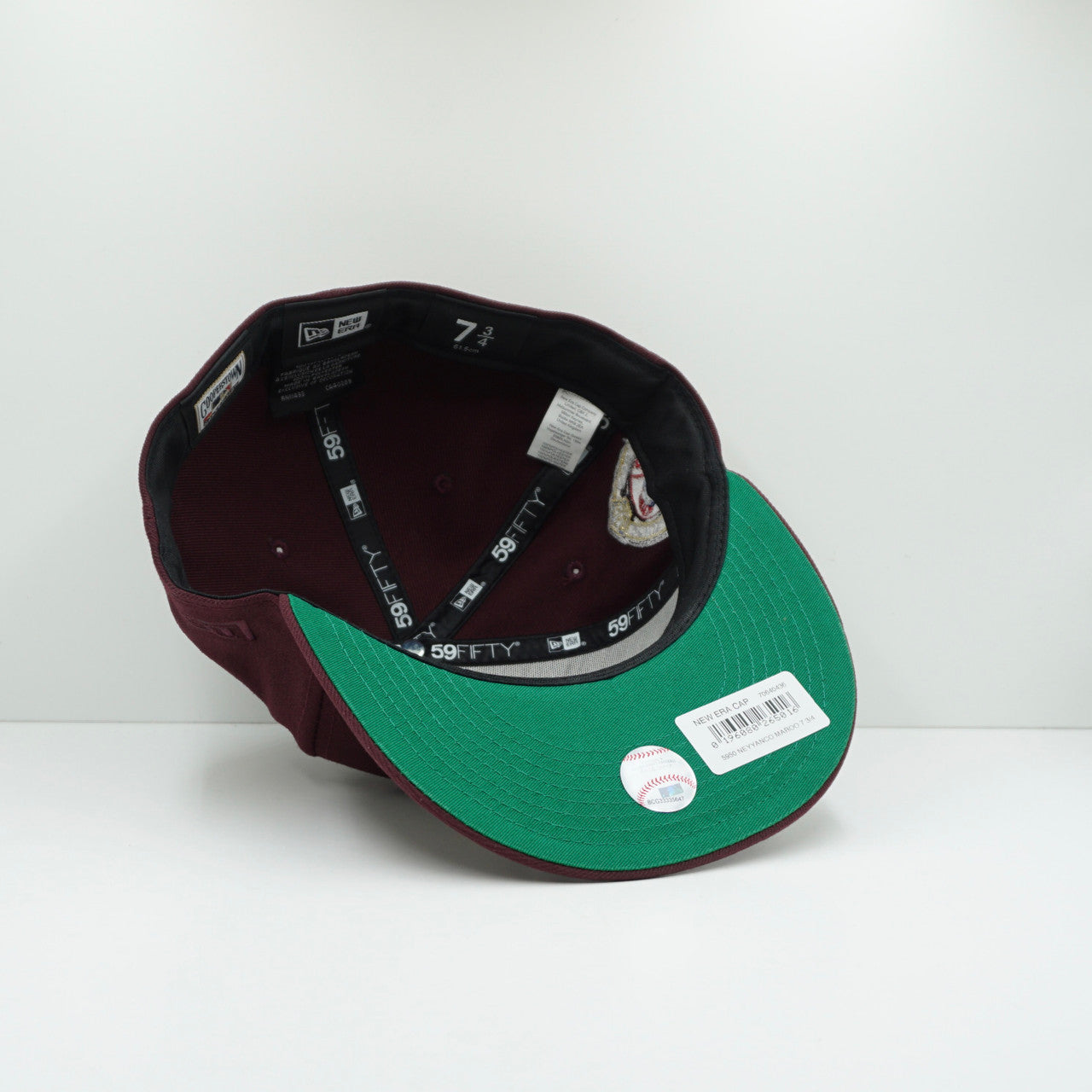 New Era New York Yankees Maroon Fitted Cap