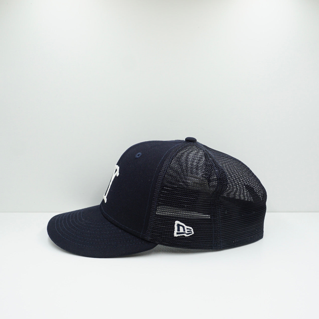 New Era Stussy NY Navy Fitted Trucker Cap