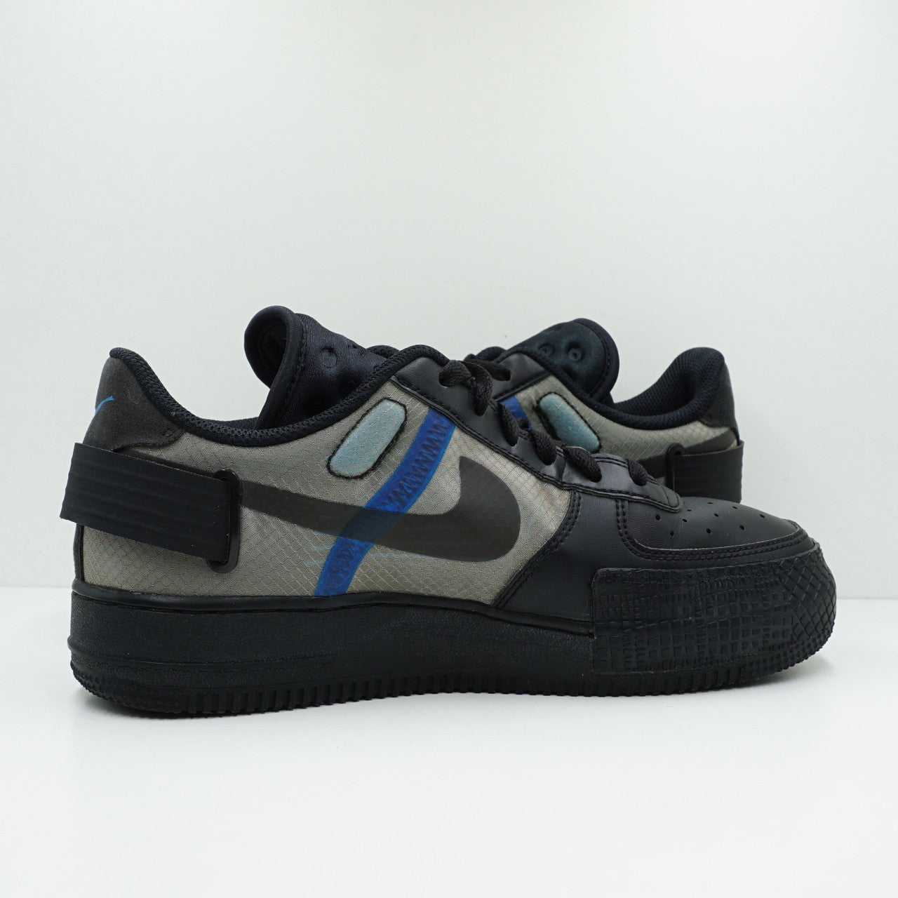 Nike Air Force 1 Low Type Black Photo Blue (GS)