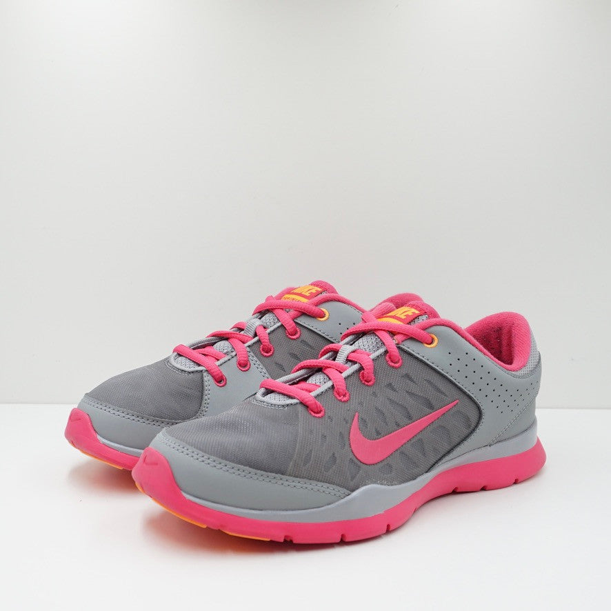 Nike Flex Nike Grey And Pink Trainers Nike Flex Trainer (W)