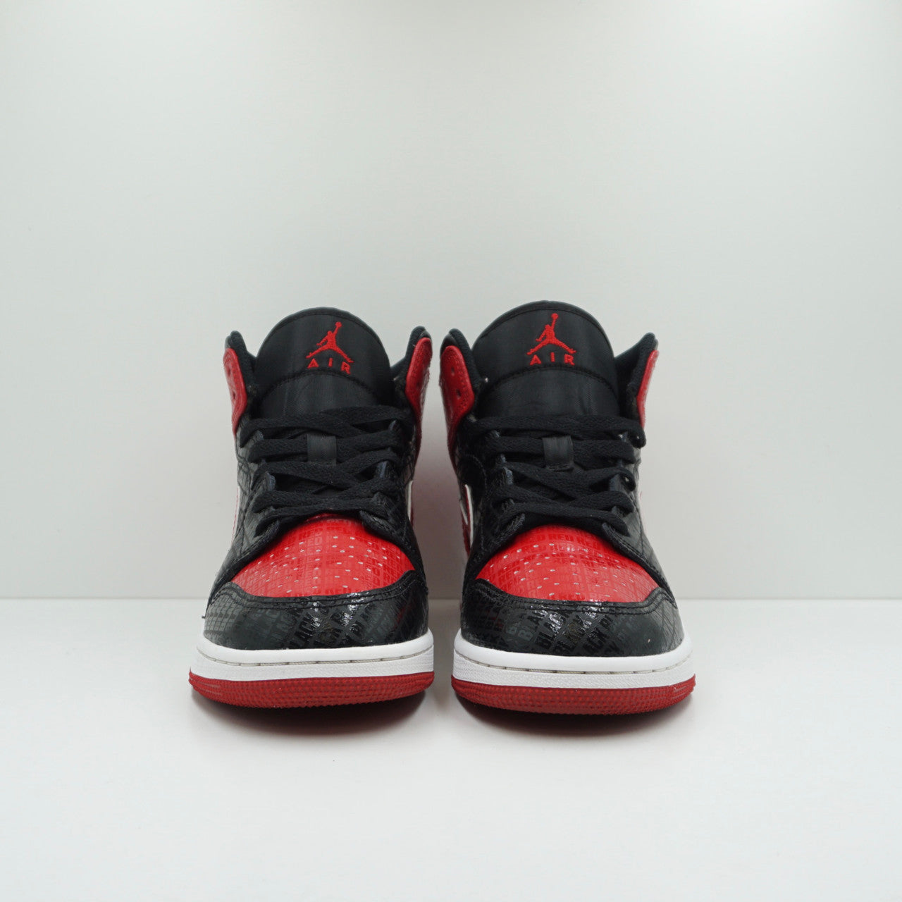 Jordan 1 Mid Bred Text (GS)