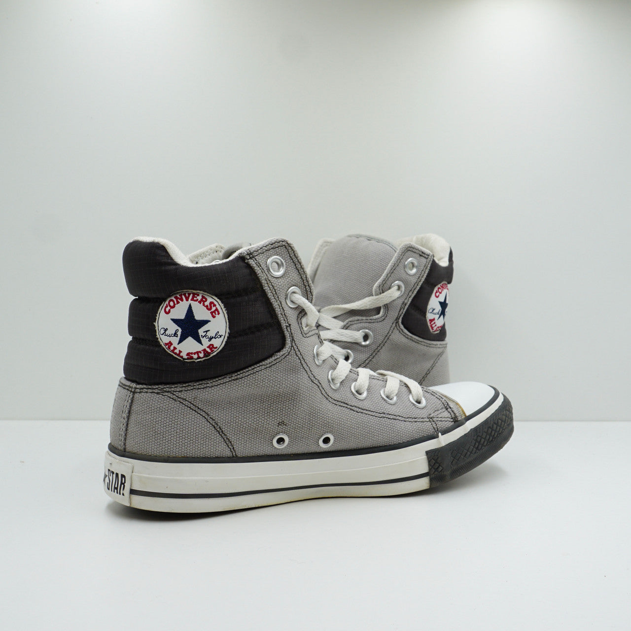 Converse All Star Hi Padded Collar Grey