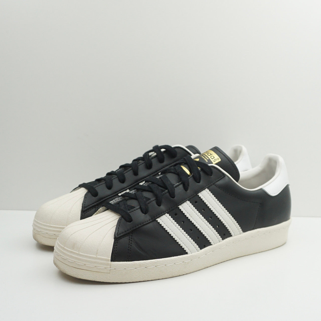 Adidas superstar 80s outlet white black chalk