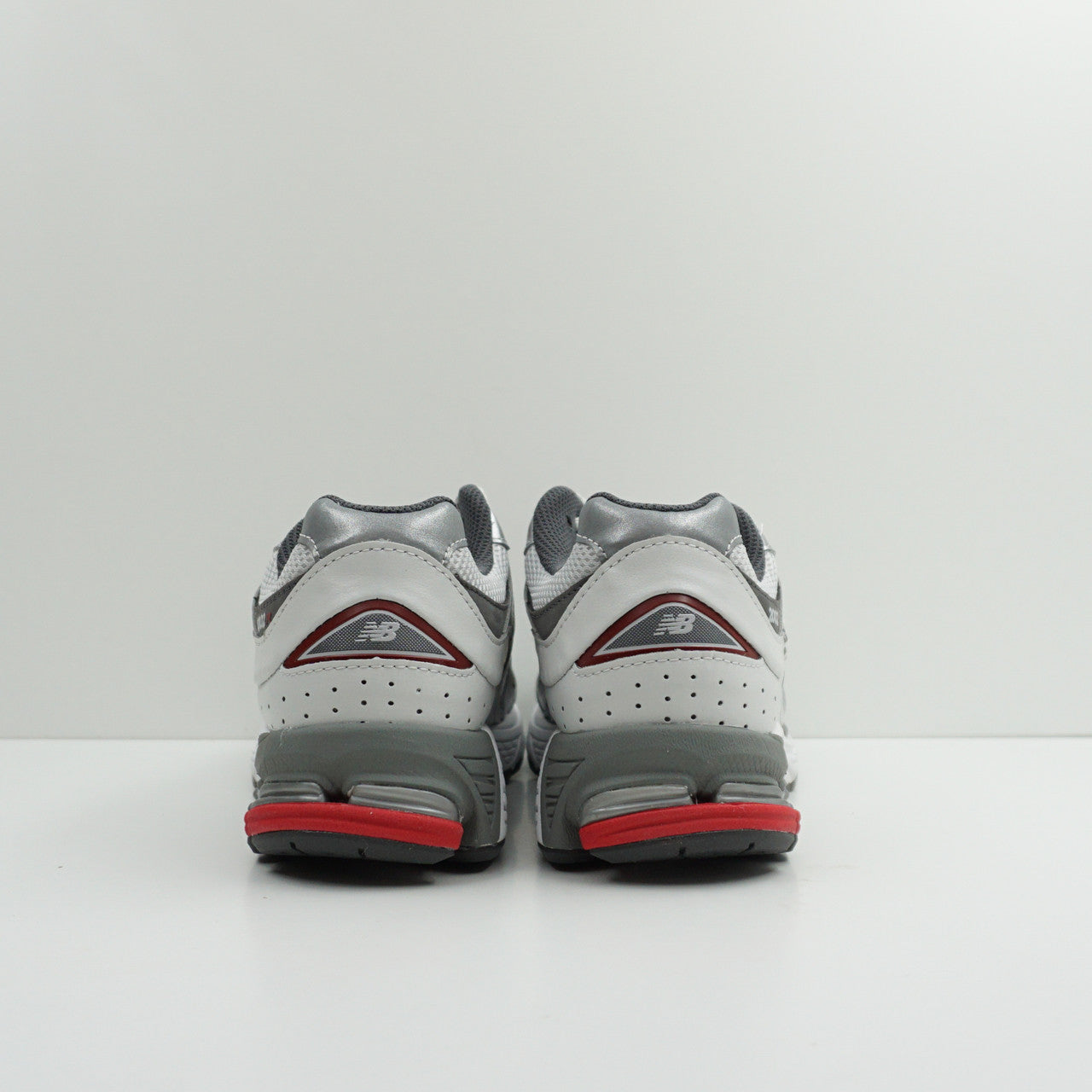 New Balance 2002R Silver Metallic Team Red