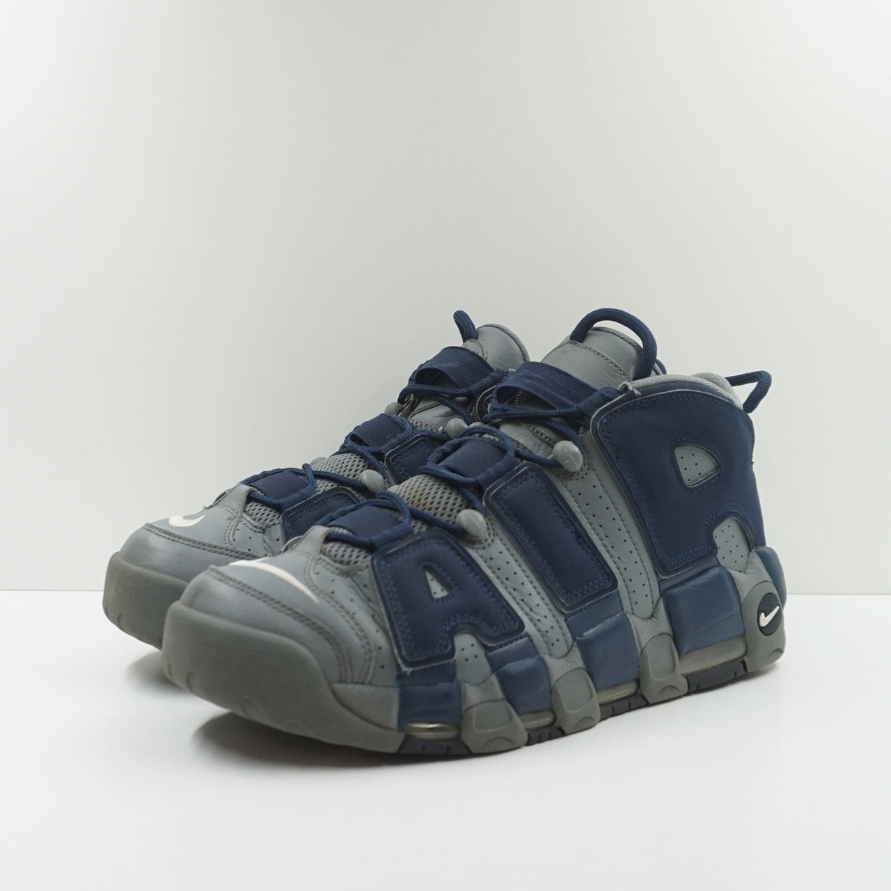 Nike Air More Uptempo Cool Grey Midnight Navy