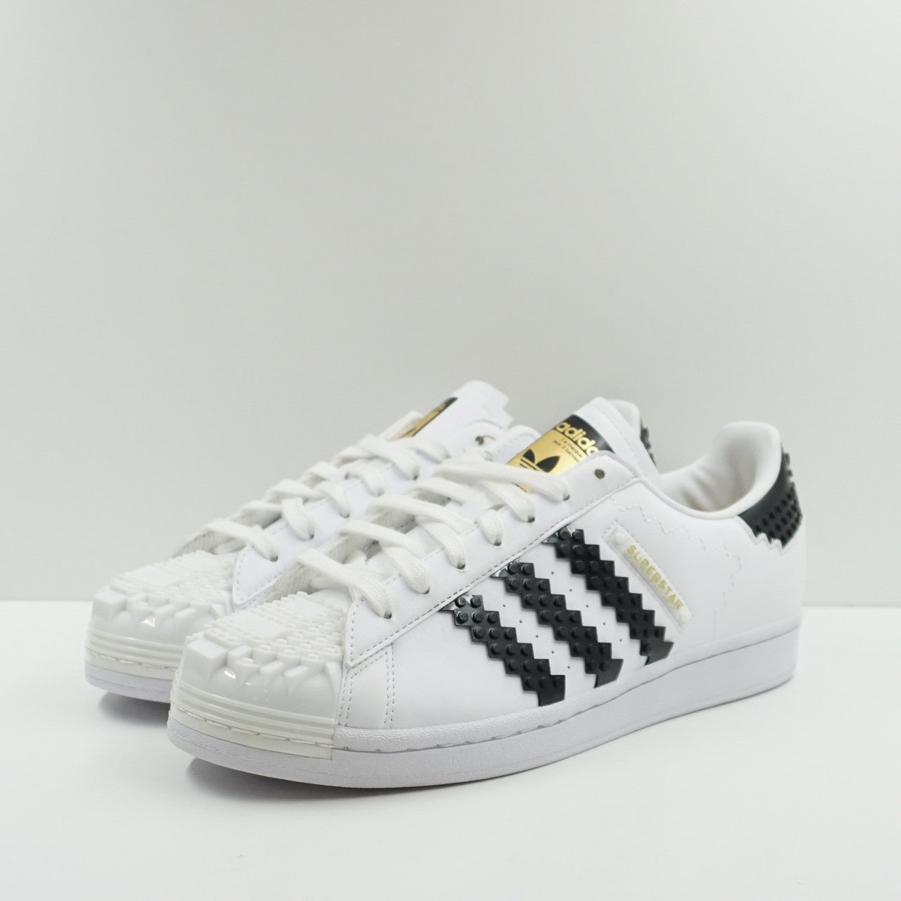Adidas Superstar LEGO White Black Adidas Superstar LEGO White Black