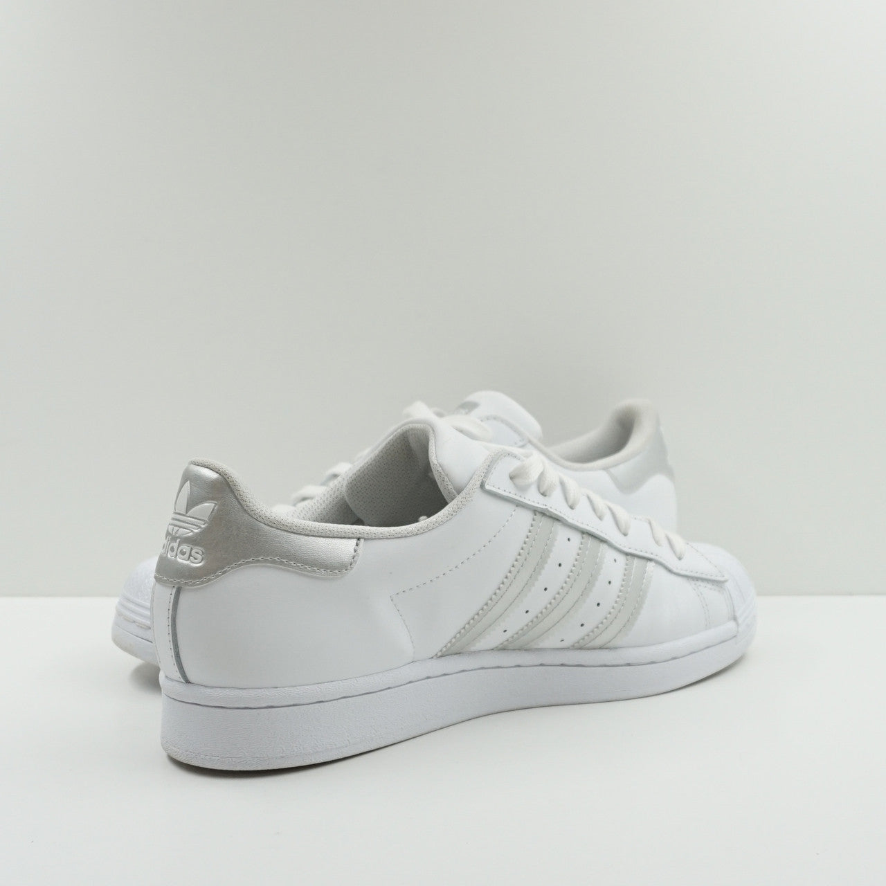 Adidas Superstar White Silver Metallic