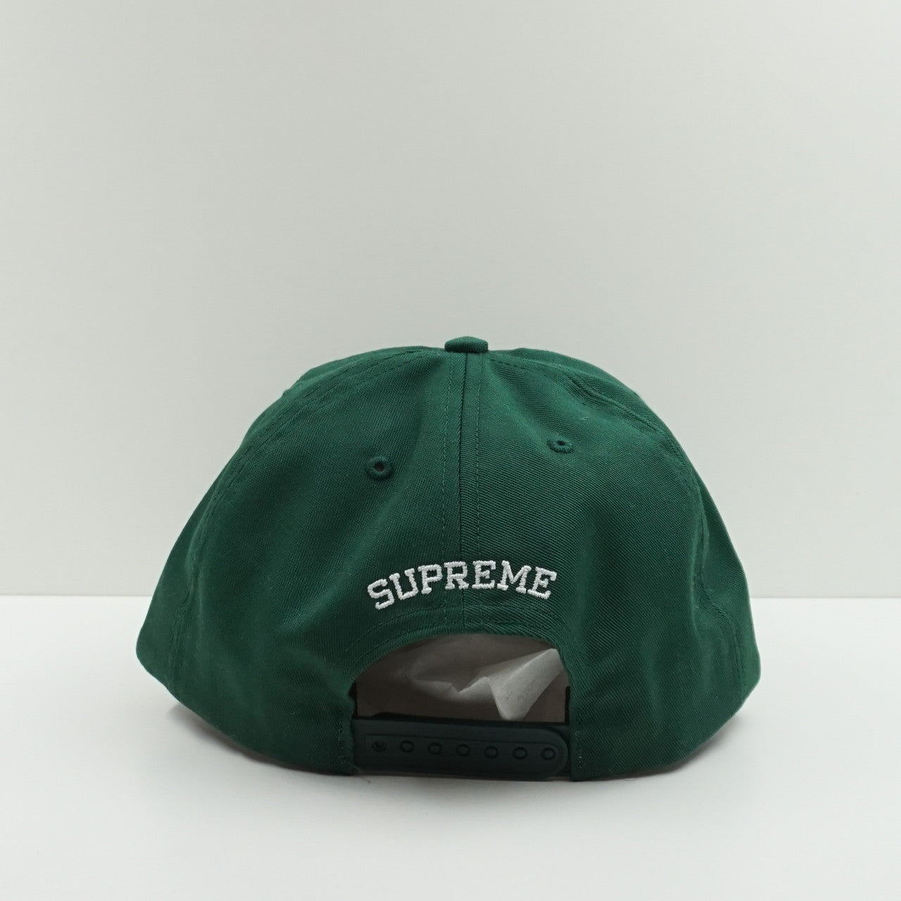 Supreme Logo Green Adjustable Cap