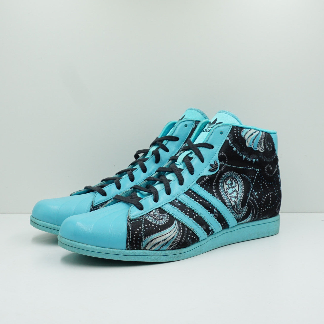 Adidas Sleek Series Black Paisley Hi Top (W)