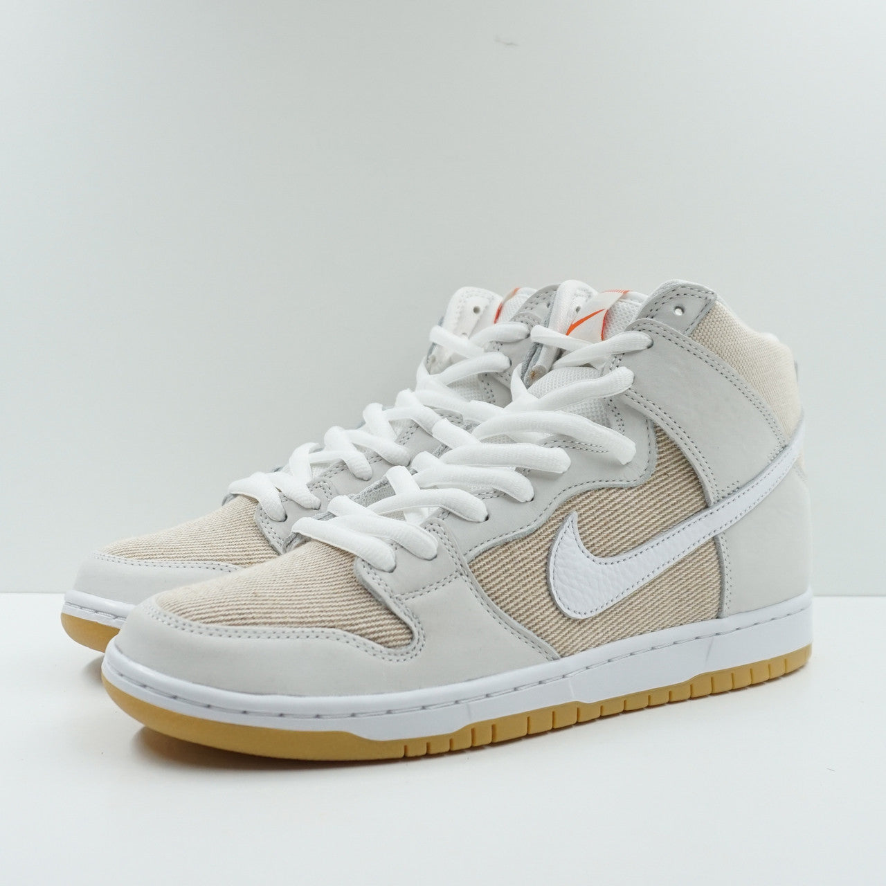 Nike SB Dunk High Pro ISO Orange Label Unbleached Natural