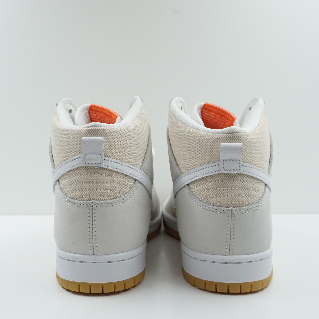 Nike SB Dunk High Pro ISO Orange Label Unbleached Natural