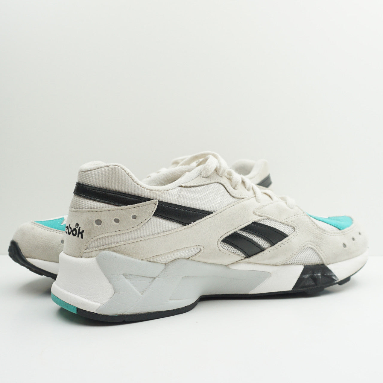 Reebok Aztrek White Solid Teal Black