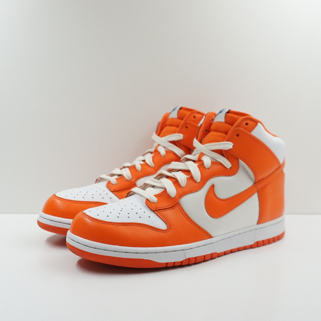 Nike Dunk High White Orange Blaze Varsity Blue