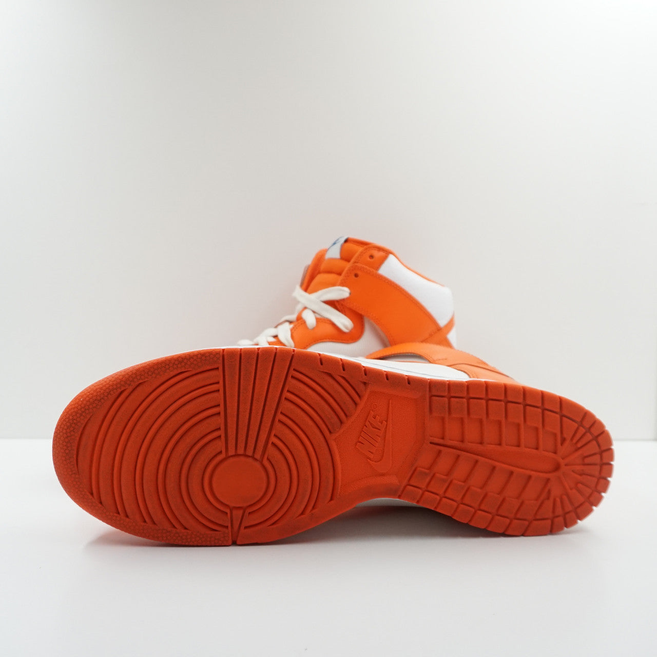 Nike Dunk High White Orange Blaze Varsity Blue