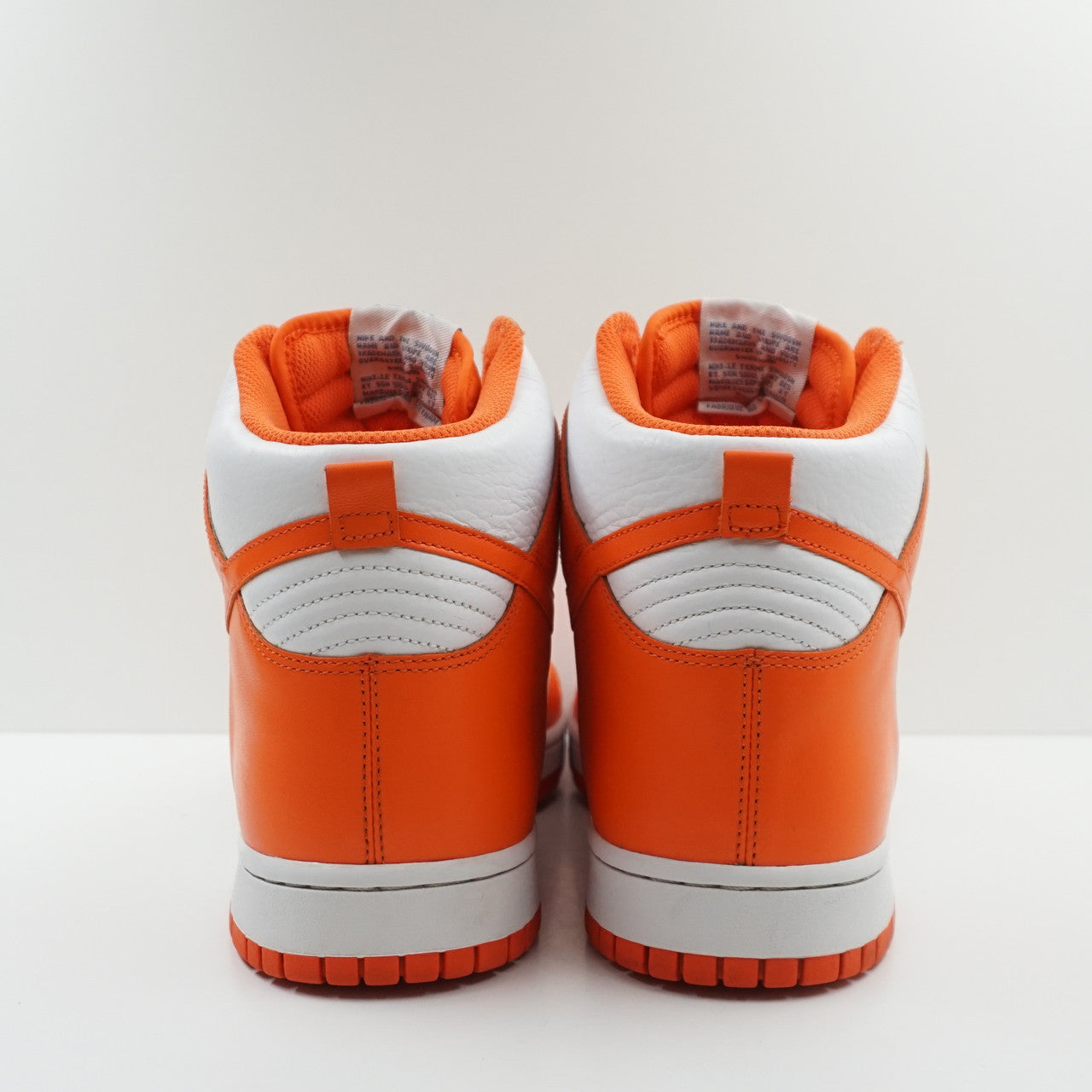 Nike Dunk High White Orange Blaze Varsity Blue