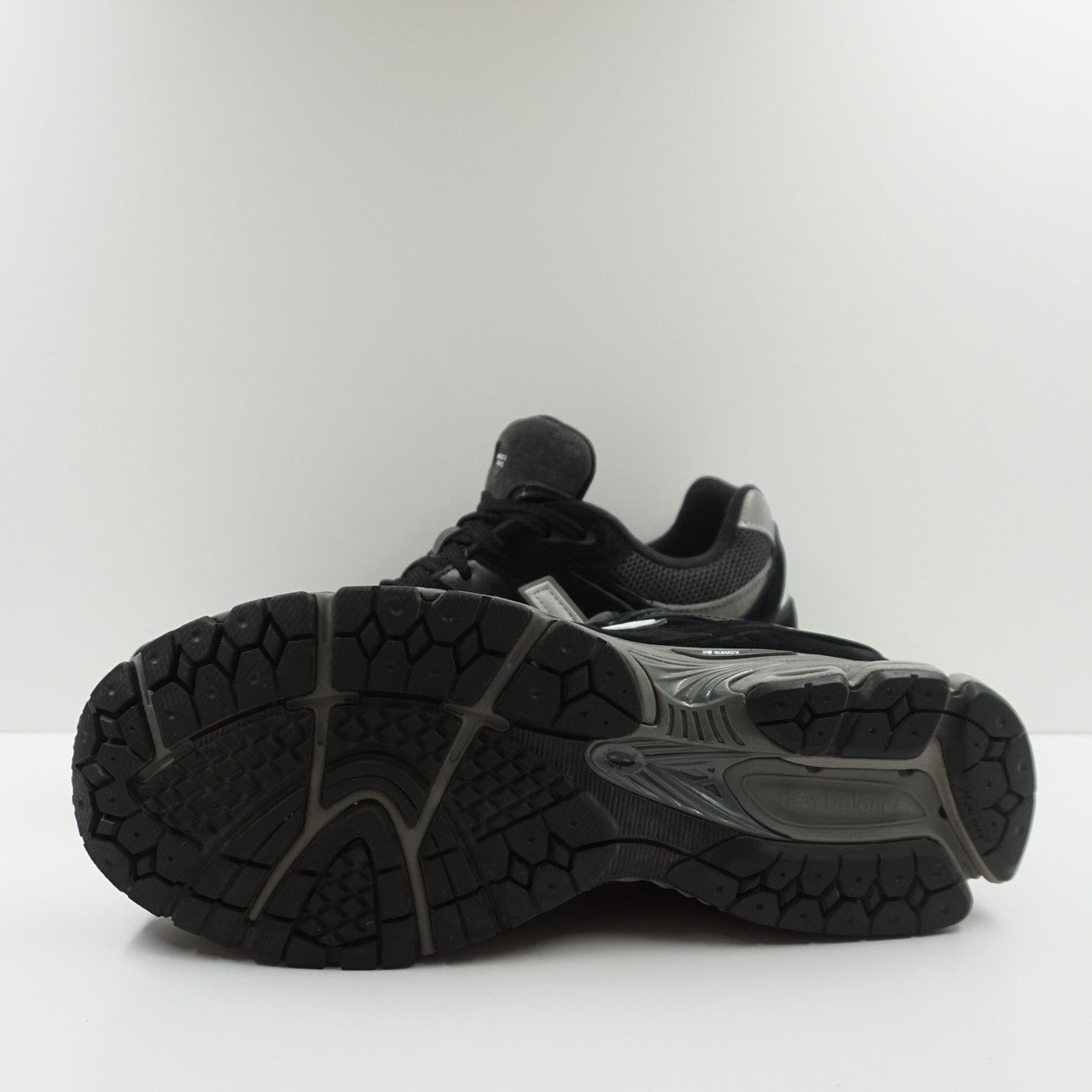 New Balance 2002R Black Dark Grey White