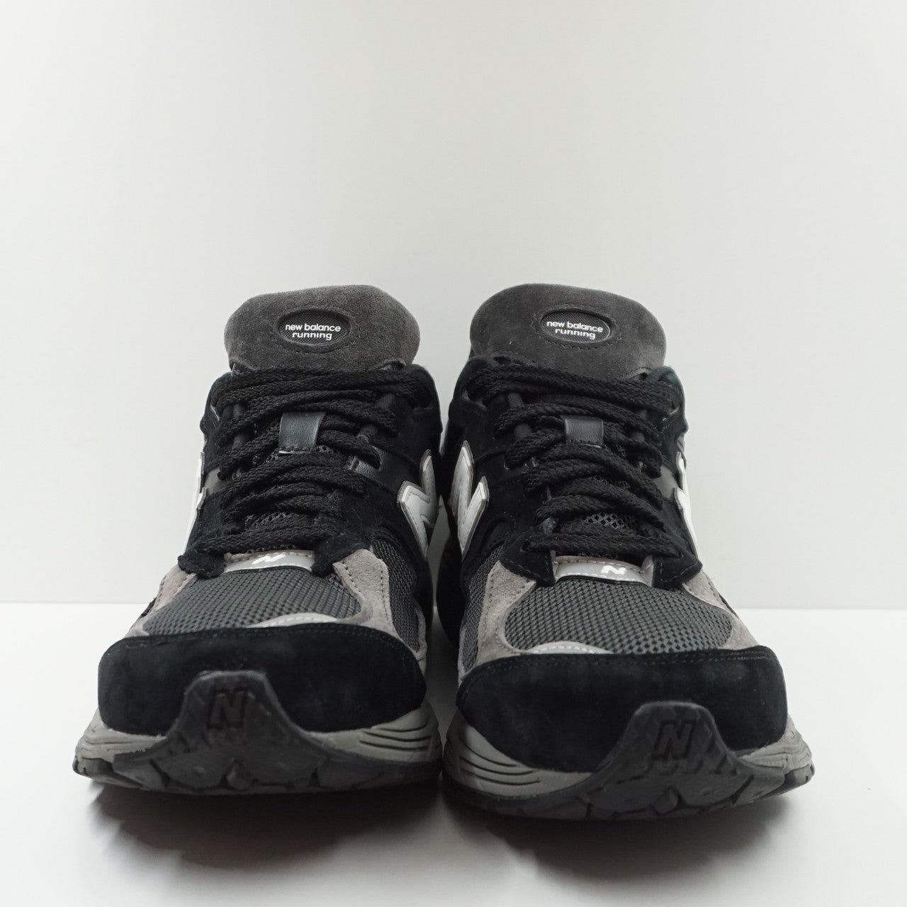 New Balance 2002R Black Dark Grey White