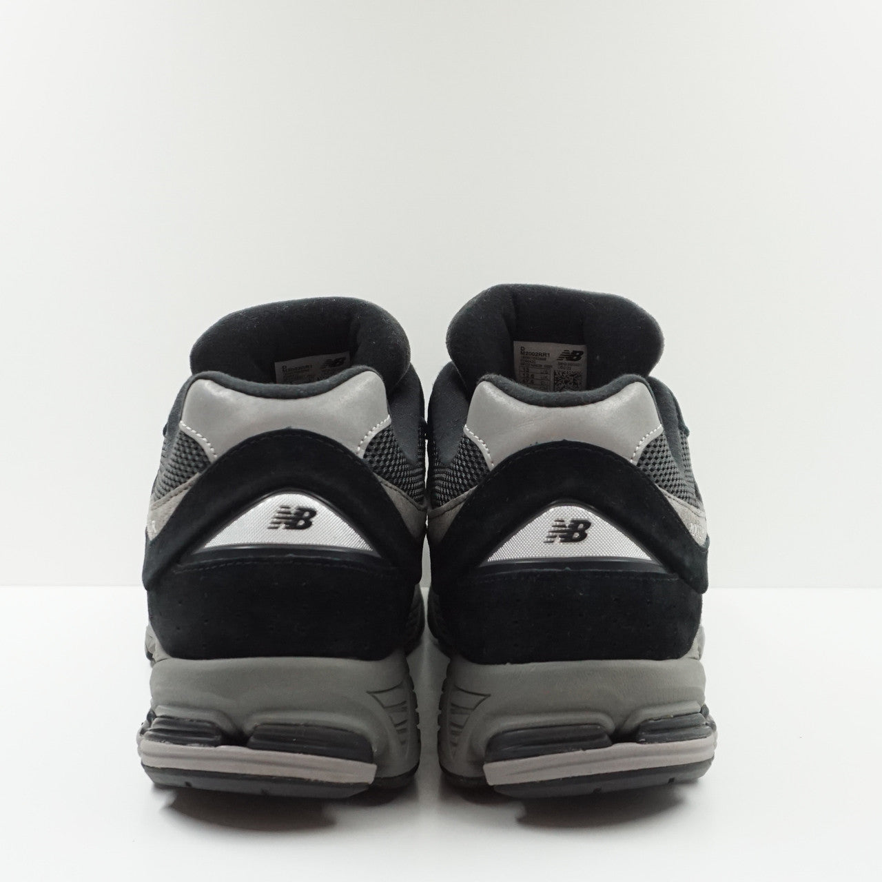 New Balance 2002R Black Dark Grey White