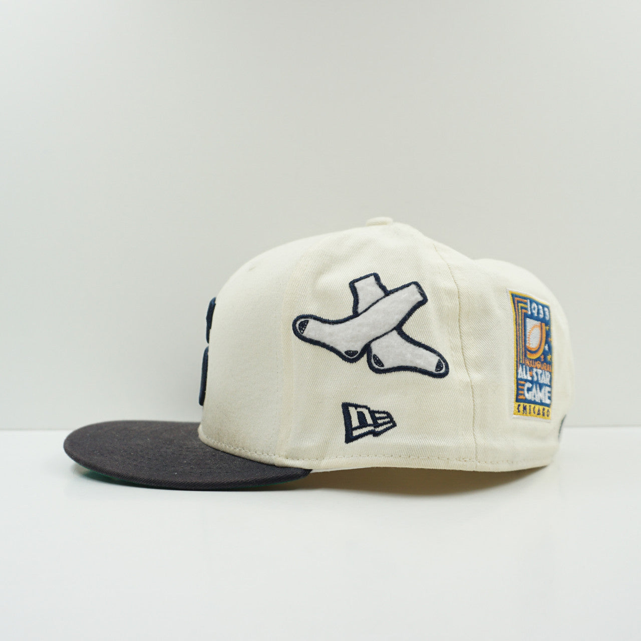New Era Chicago Patches Cream Fitted Cap