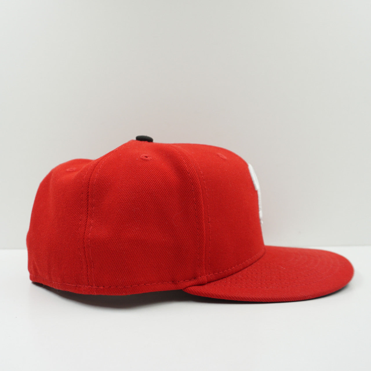New Era Logo Red Fitted Cap