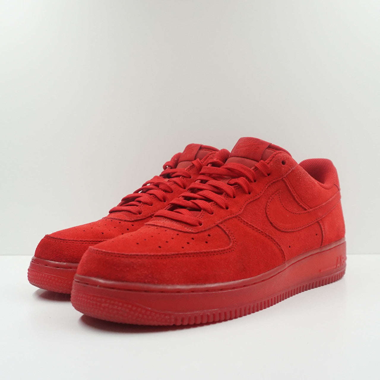 Sneakers Air Force Red Suede Men's Shoes Nike Air Force '07 Suede
