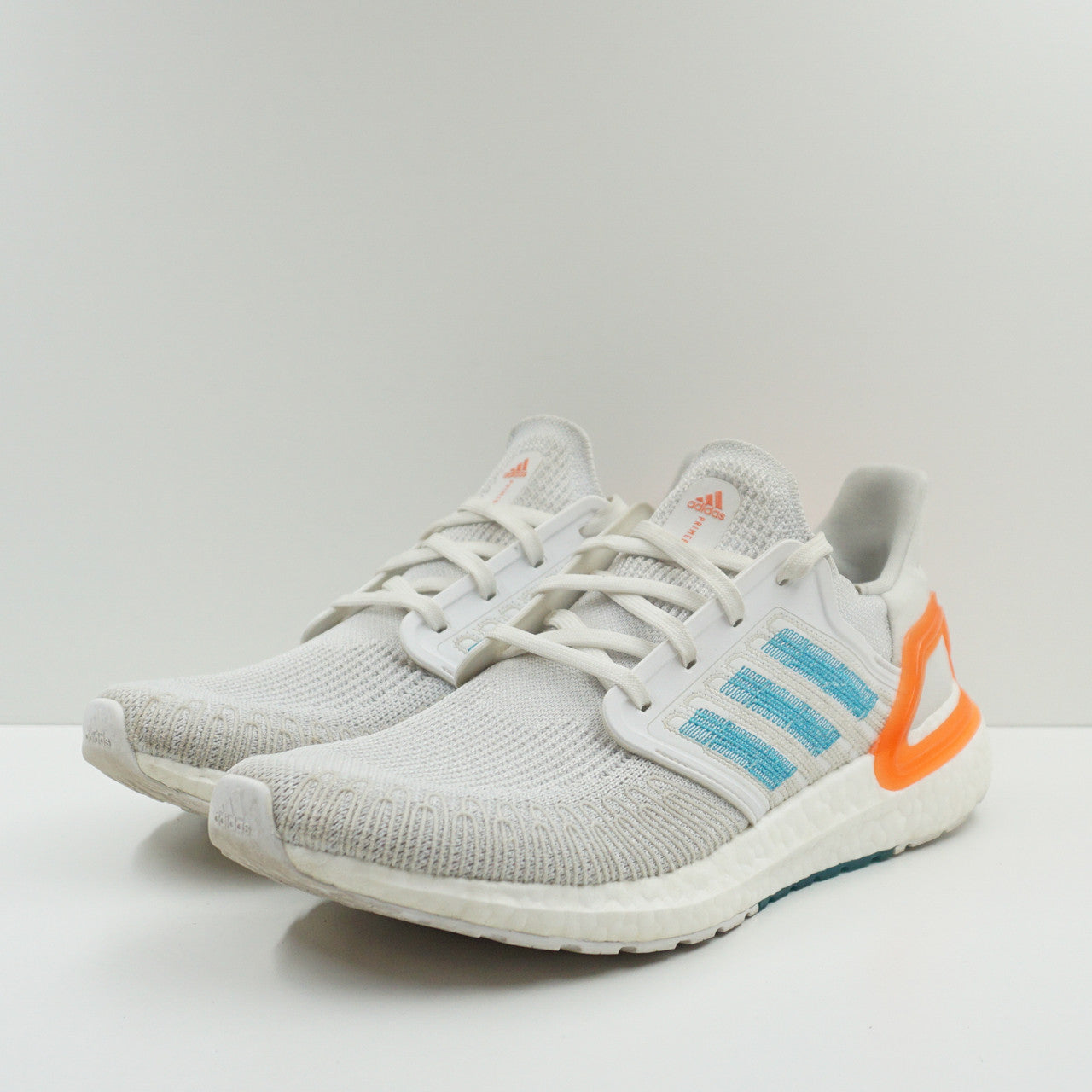 adidas gazelle silver green womens Adidas Ultra Boost 20 White Sharp Blue True Orange