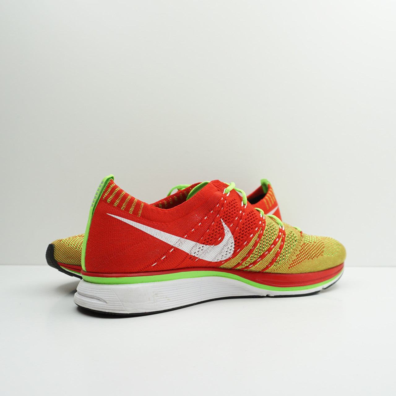Nike Flyknit Trainer+ University Red Electric Green