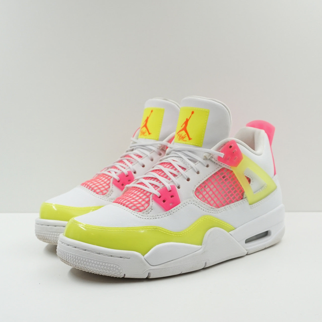 Jordan 4 Retro White Lemon Pink (GS)