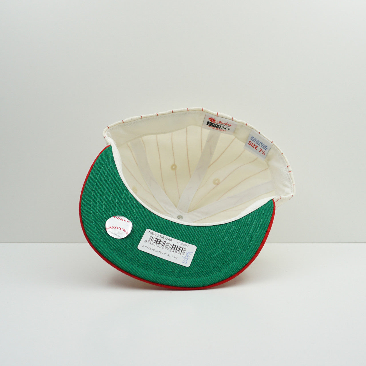 New Era Boston Red Sox Pro Model White/Red Fitted Cap