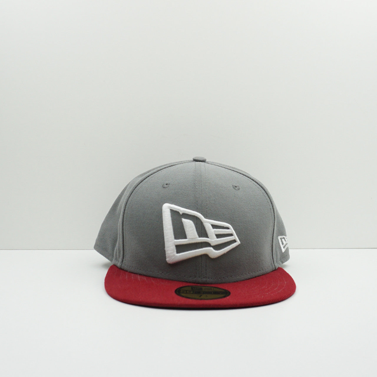 New Era Logo Grey Fitted Cap