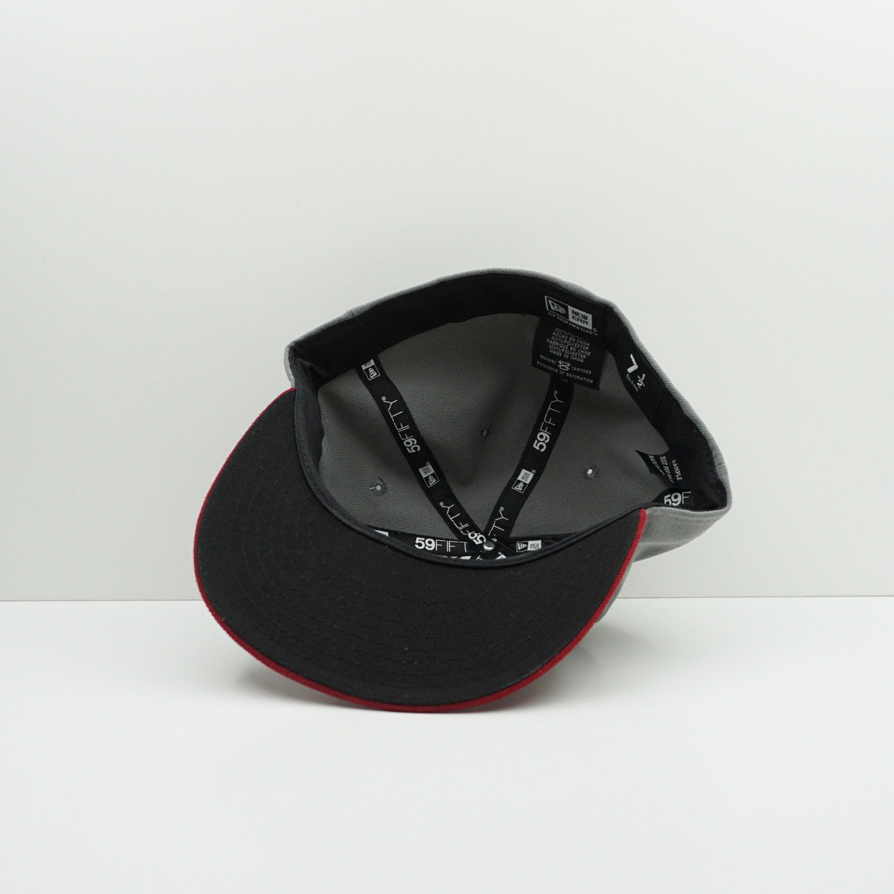 New Era Logo Grey Fitted Cap