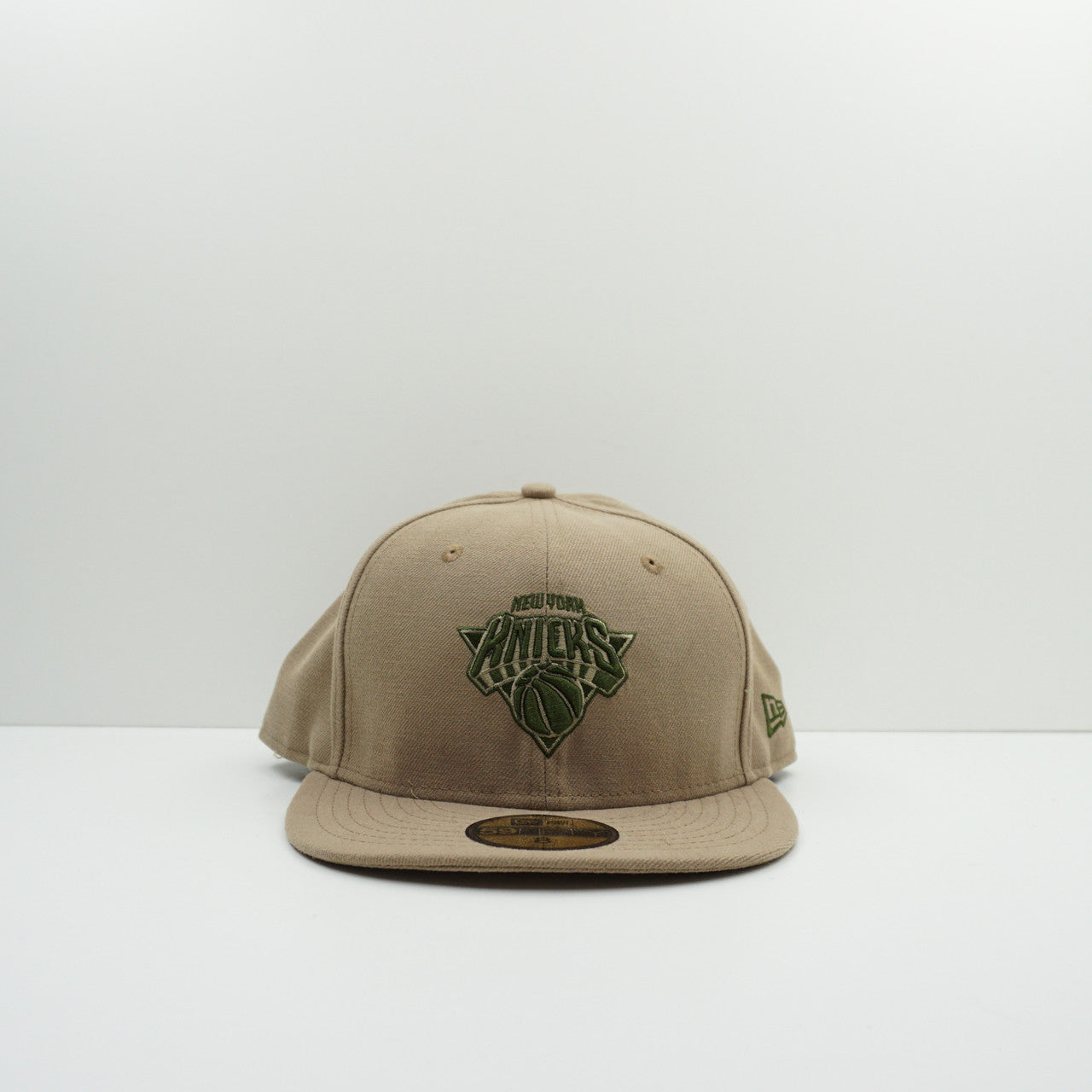 New Era New York Knicks Beige Fitted Cap