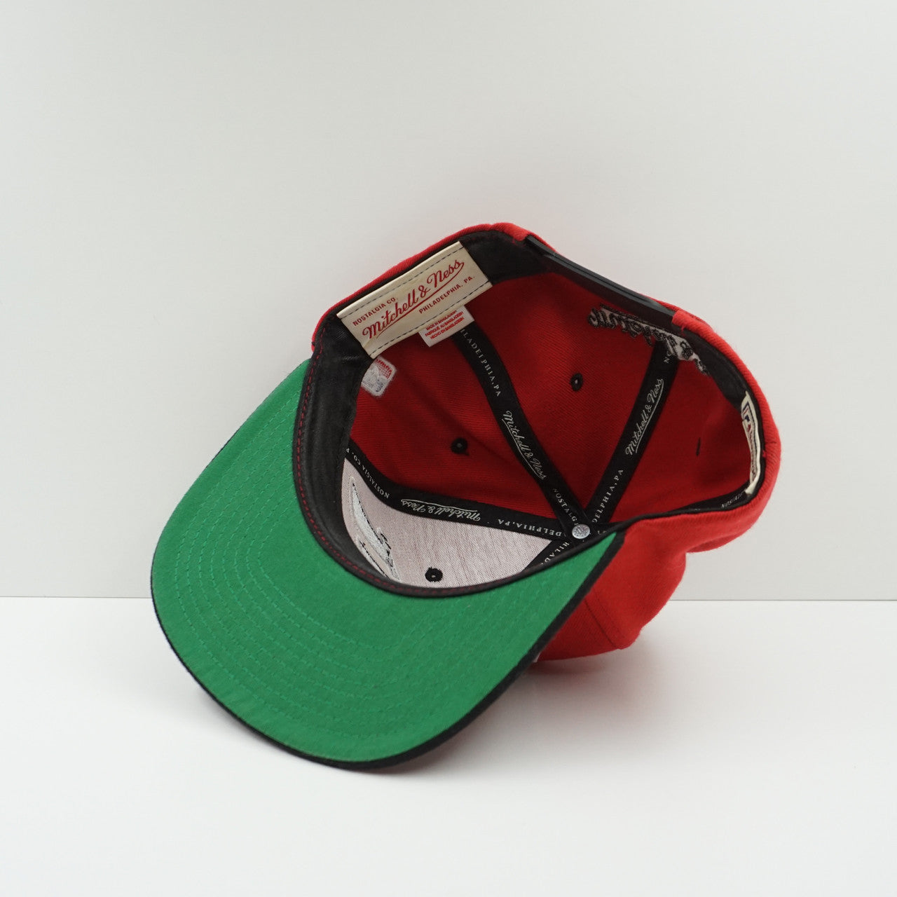 Mitchell & Ness Heat Red Snapback Cap