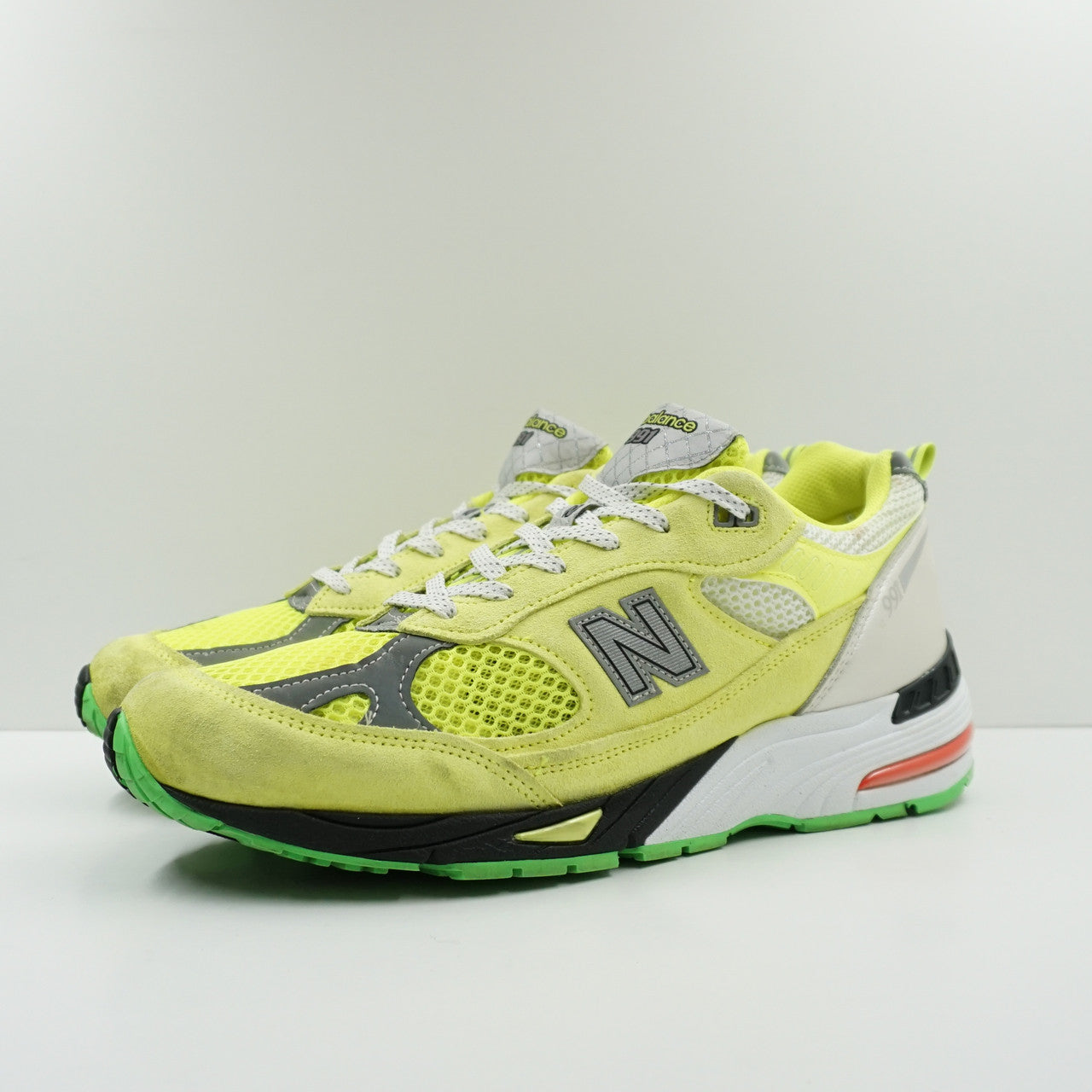 New Balance Aries x 991 Made in England Neon Yellow