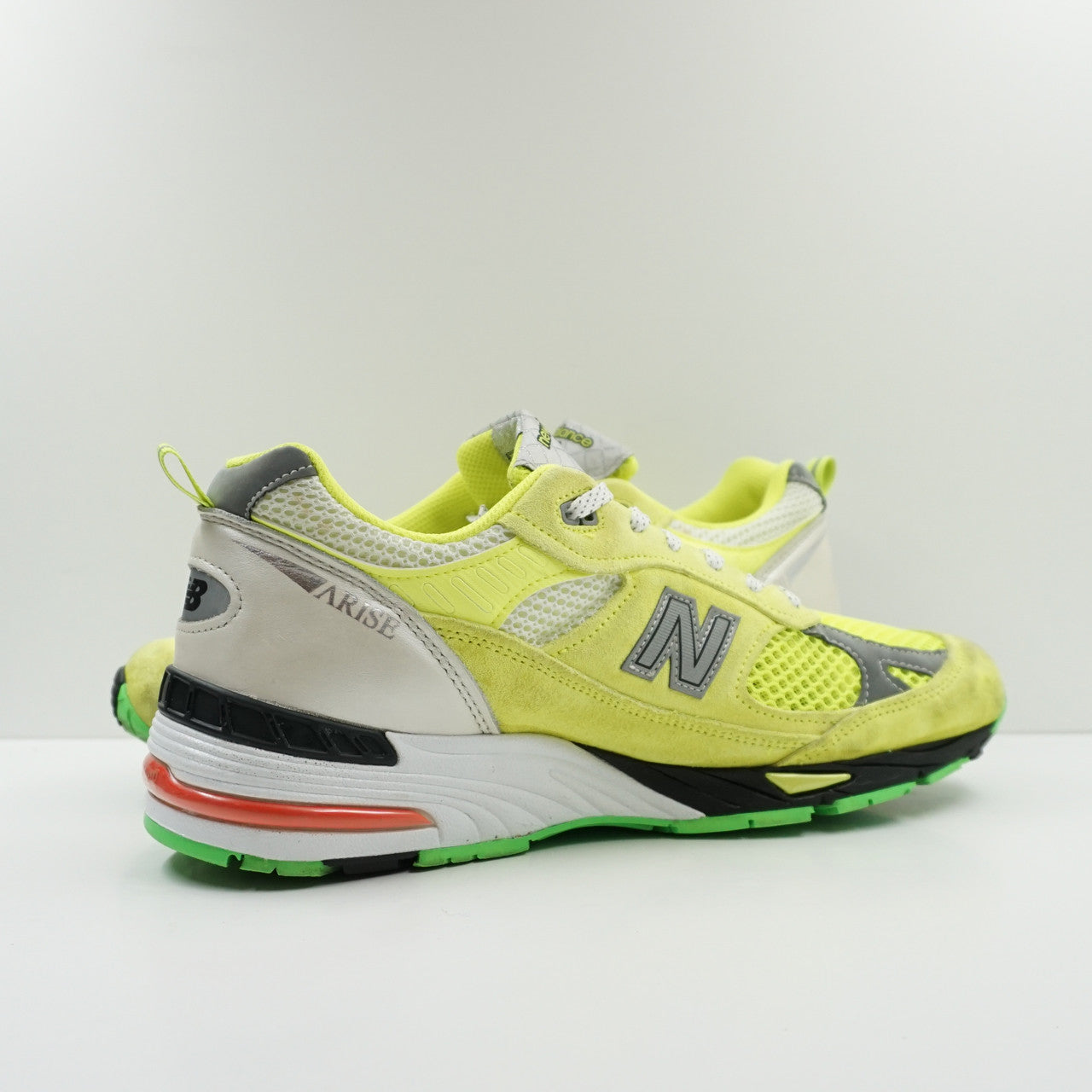New Balance Aries x 991 Made in England Neon Yellow