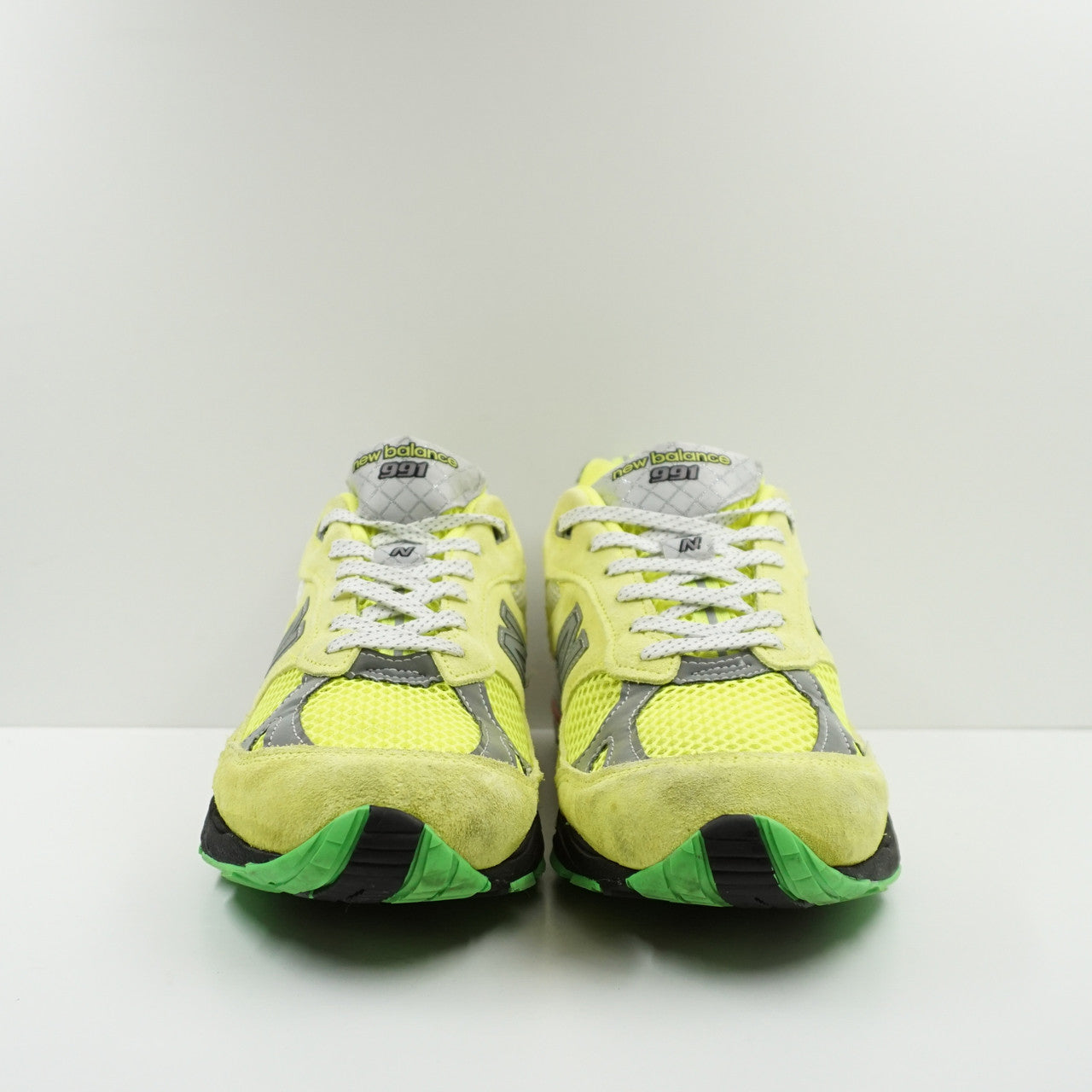 New Balance Aries x 991 Made in England Neon Yellow