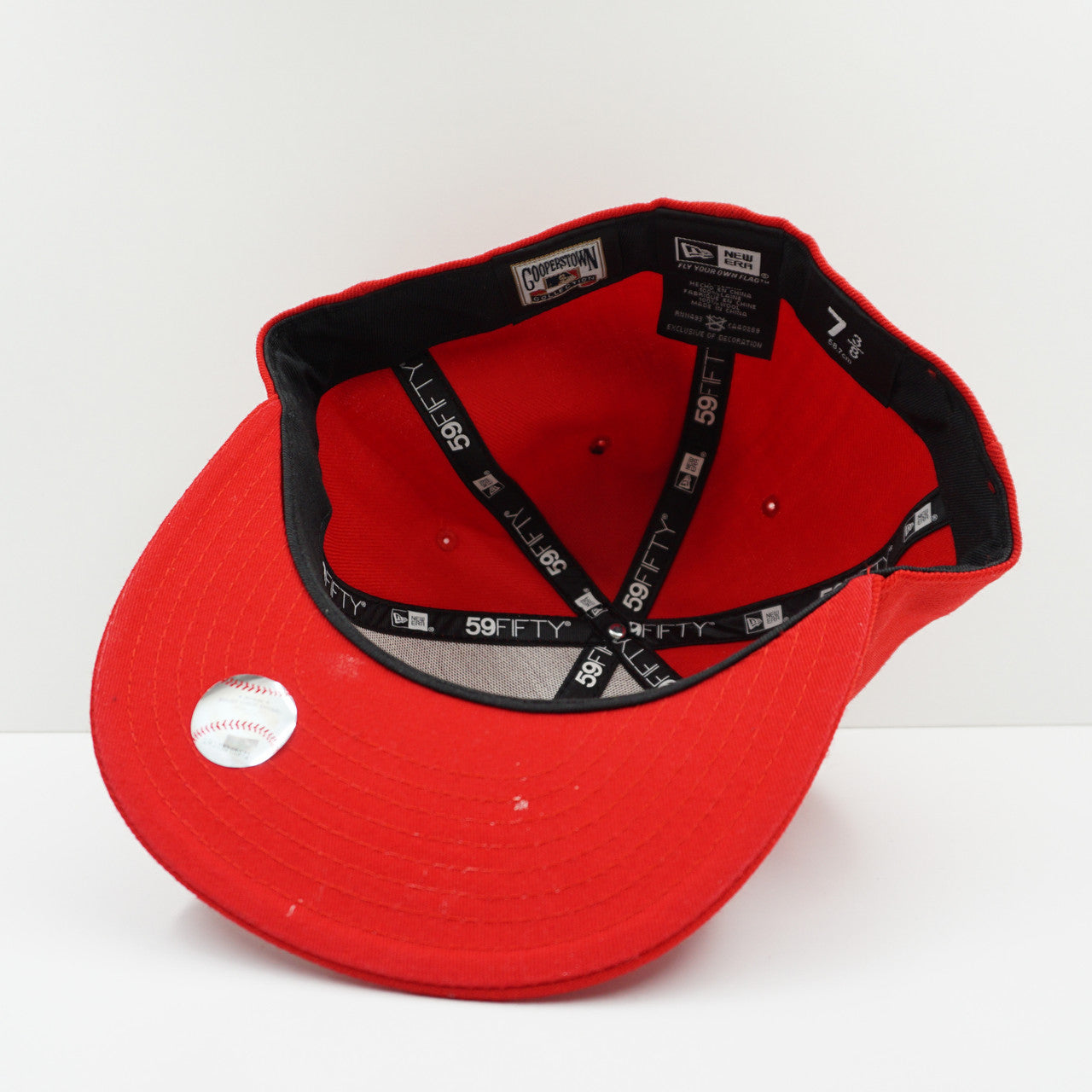 New Era Houston Red Fitted Cap