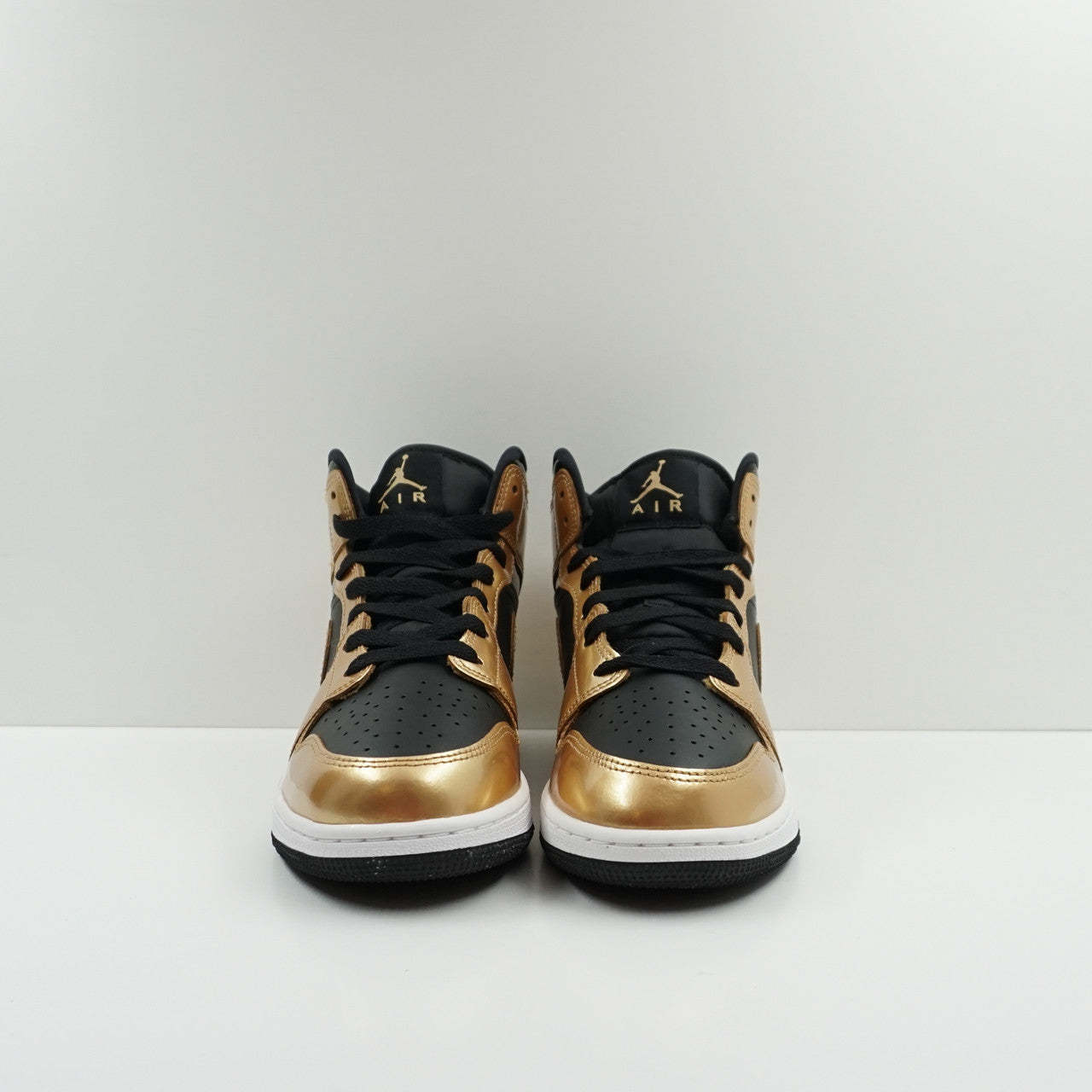 Jordan 1 Mid SE Metallic Gold Black (GS)