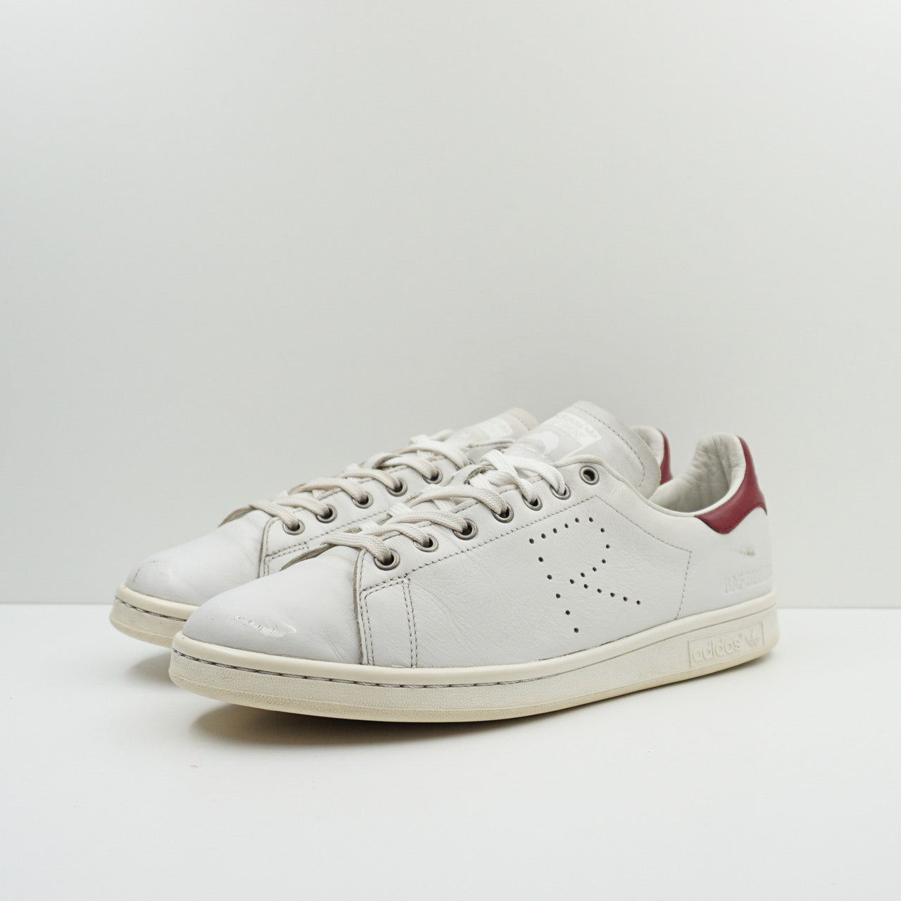 Adidas Stan Smith Raf Simons White Red