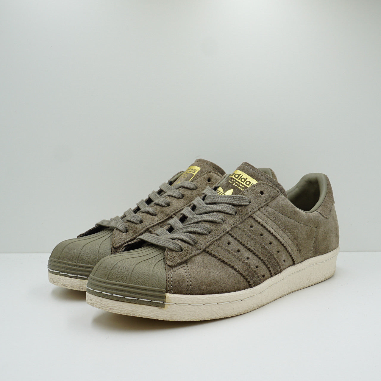 Adidas Superstar Green Suede