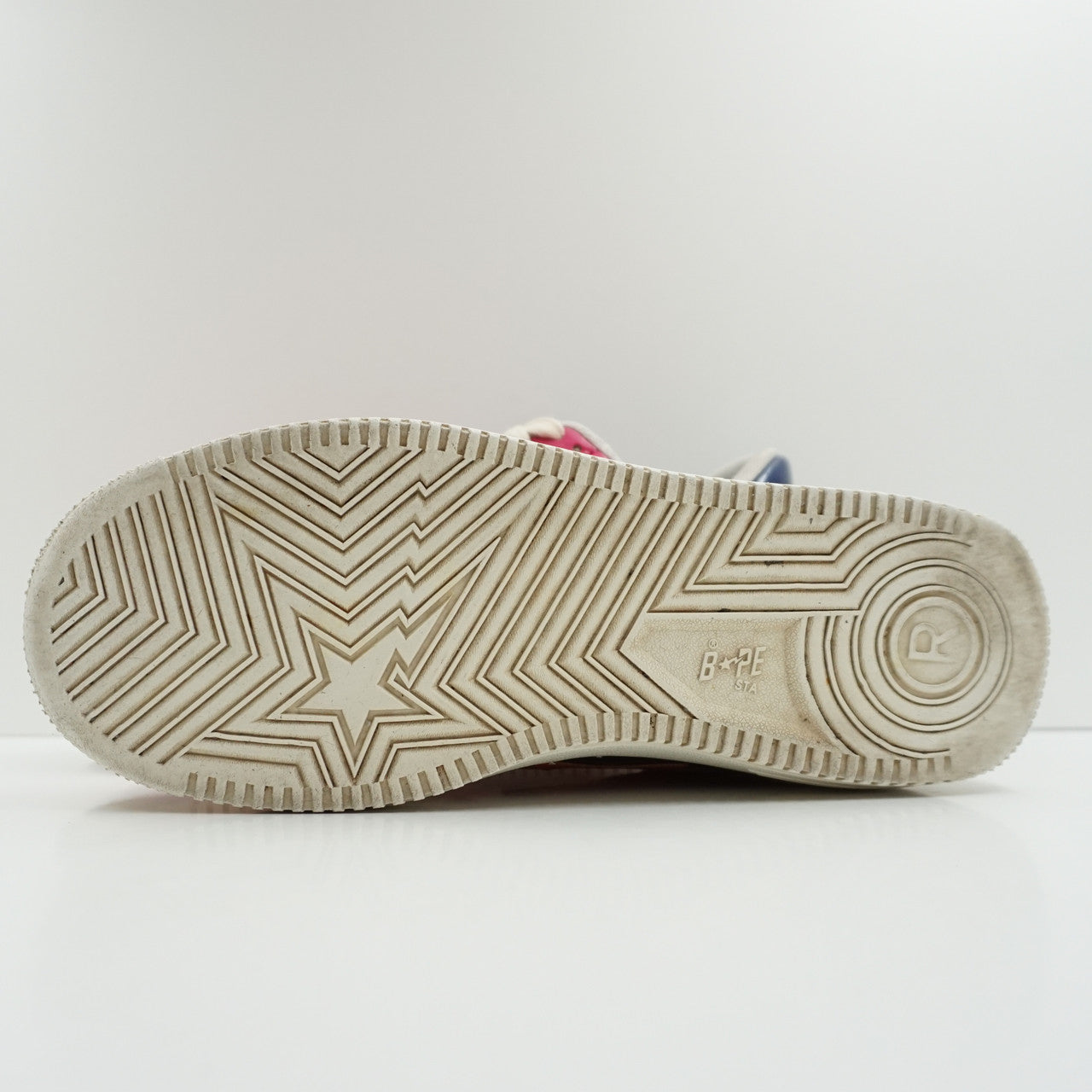 Bape Sta Low Color Block Pink Orange Navy