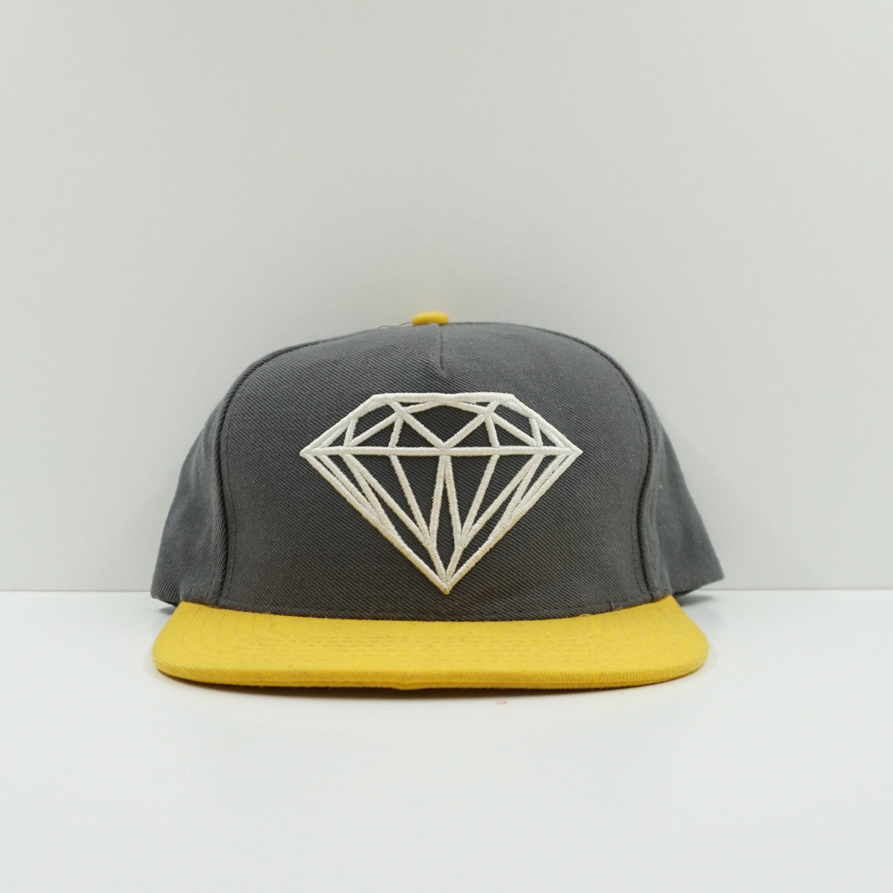 Diamond Supply Co. Snapback Cap Grey/Yellow