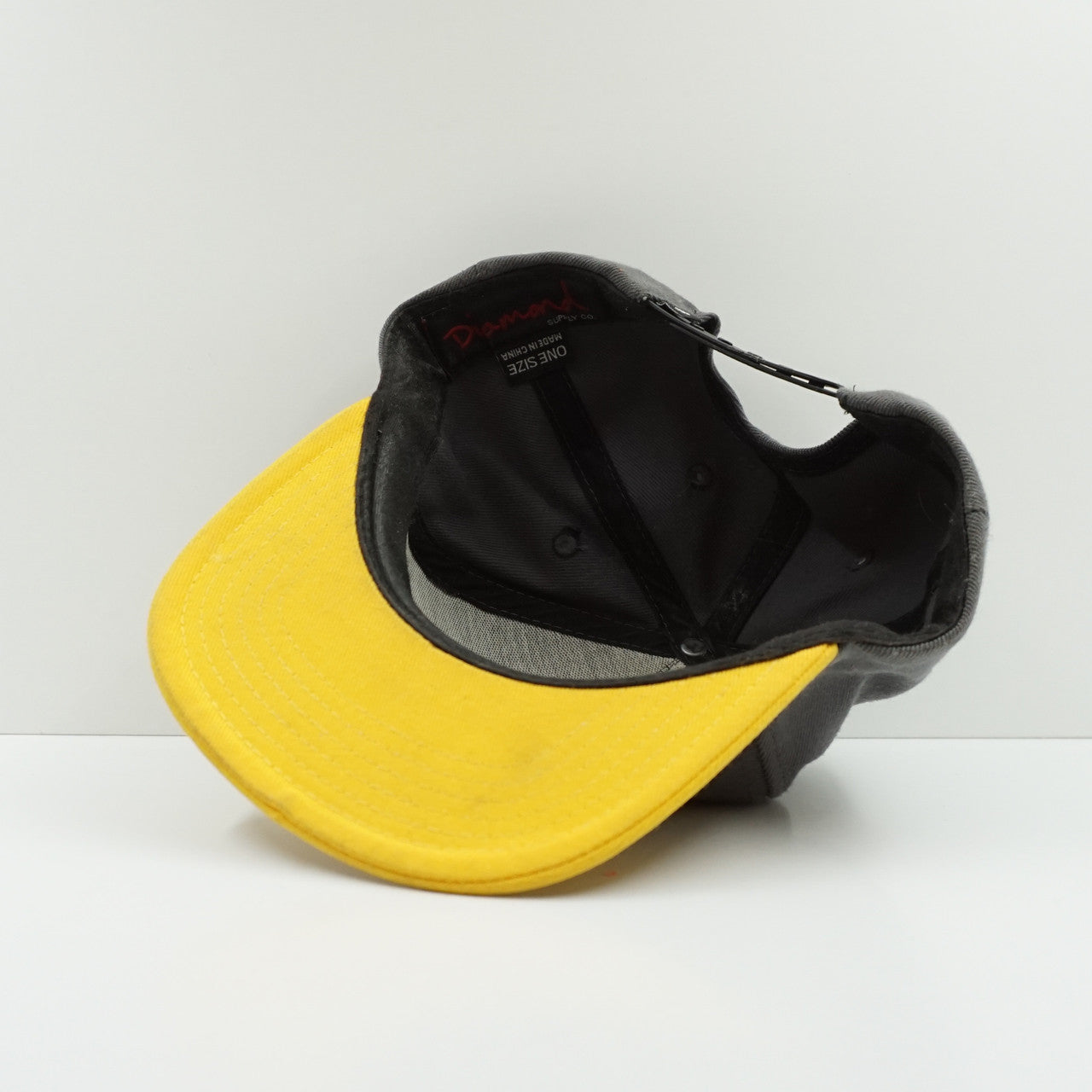Diamond Supply Co. Snapback Cap Grey/Yellow
