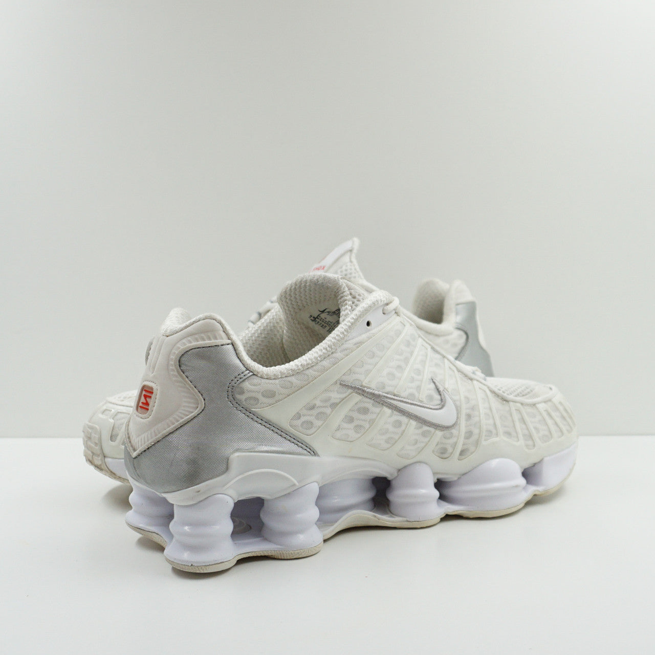 Nike Shox TL White Metallic Silver