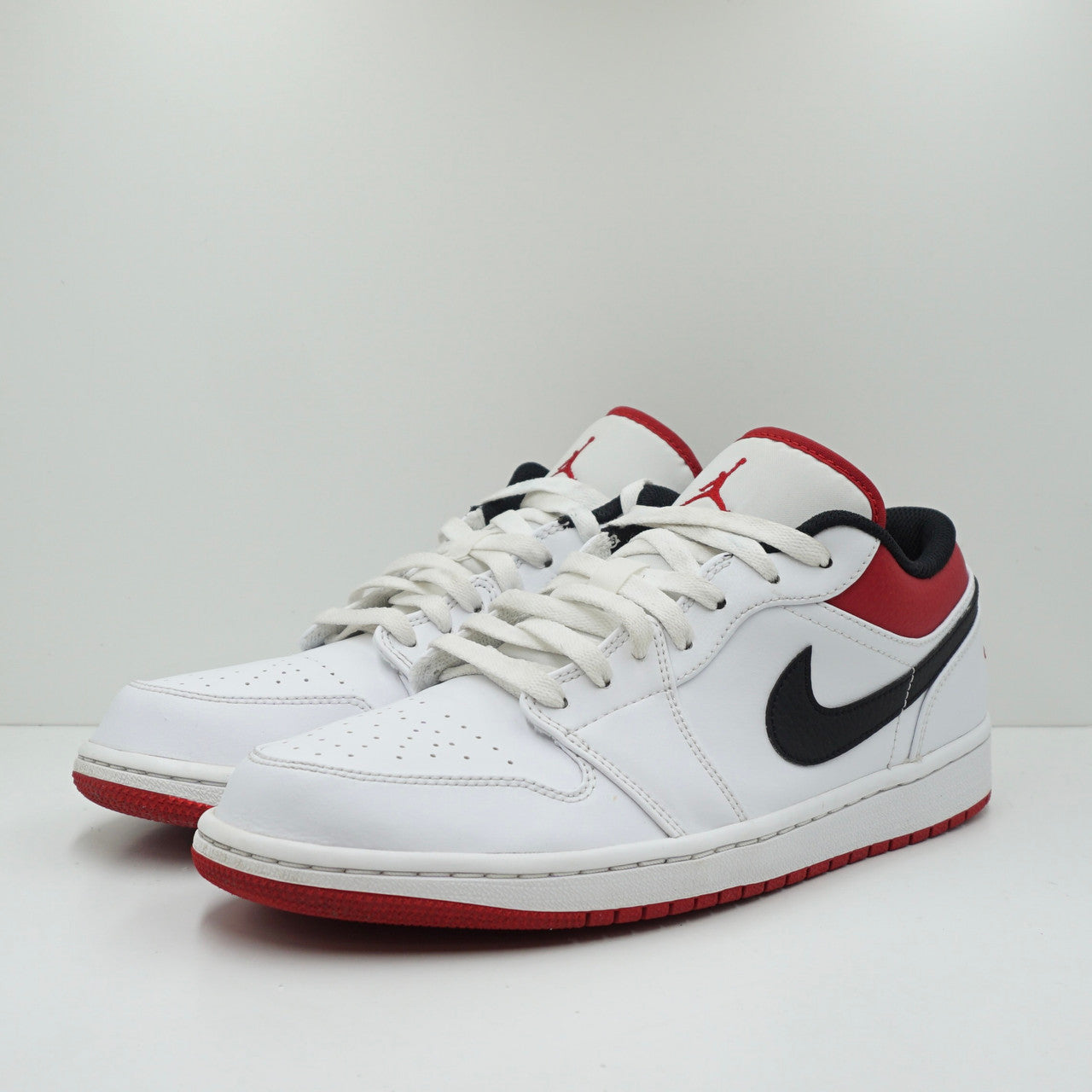 Jordan 1 Low White University Red Black