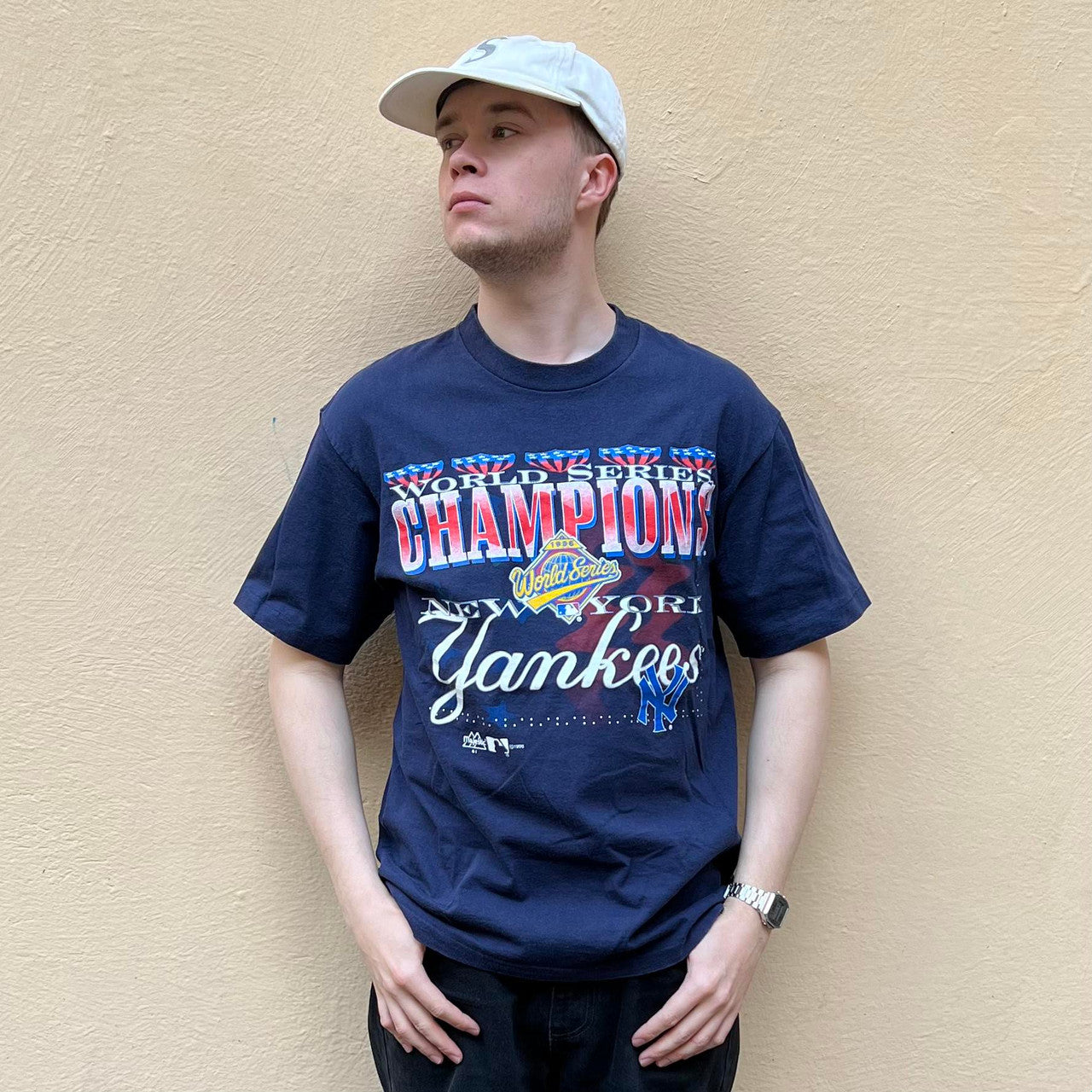 Vintage Majestic World Series Yankees Tshirt
