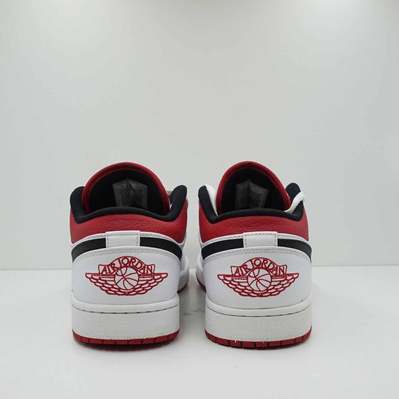 Jordan 1 Low White University Red Black