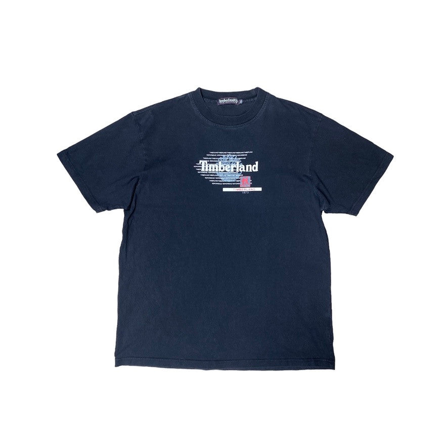 Timberland Logo Black Tshirt
