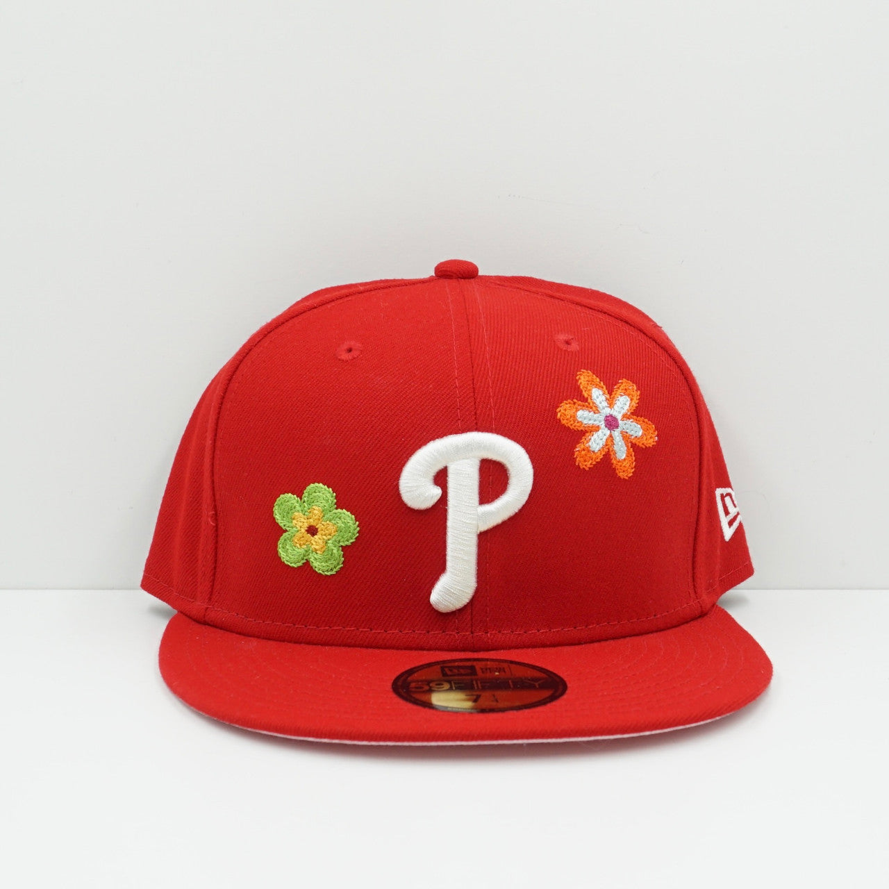 New Era Philadelphia Phillies Red Floral Fitted Cap
