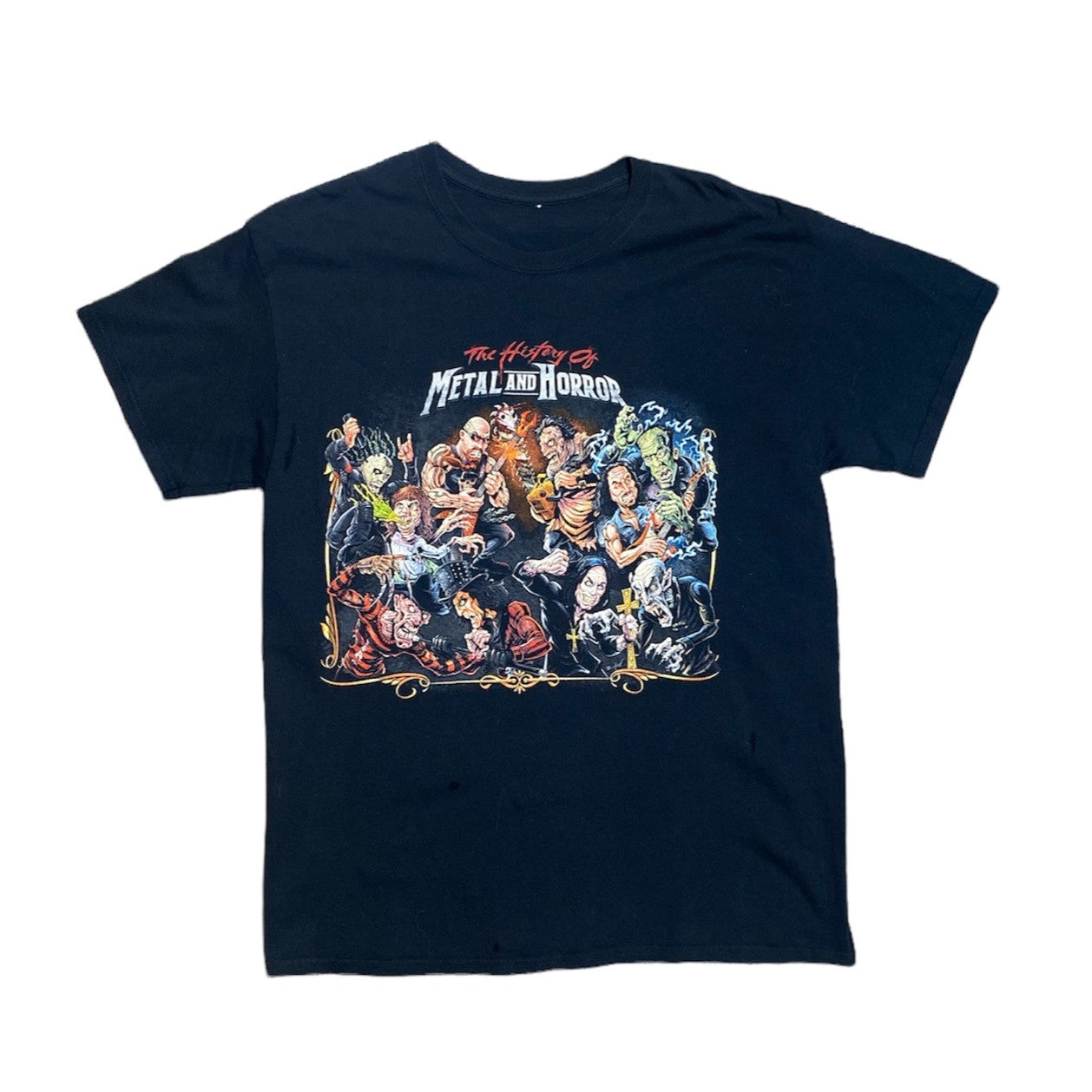 The History of Metal and Horror Tshirt